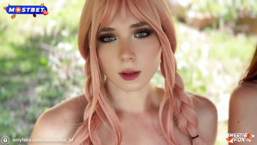 Az édenkert legszexibb pucér szajhája óhajtotta leszívni és megmászni a böszme brokiját Thumb